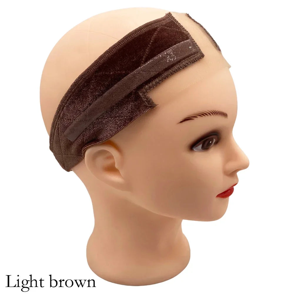 New Double-Sided Silicone Velvet Metal Buckle Anti-Slip Headband To Hold Wigs Wig Fixing Band Headband Adjustable Accessories