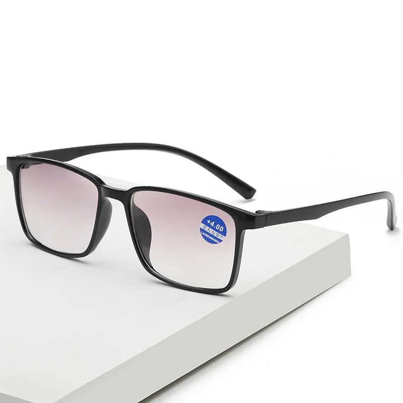 Intelligent Multifocal Progressive Reading Glasses for Men Women Near and Dual-Use Automatic Adjustment Eyewear +100 +150 +200