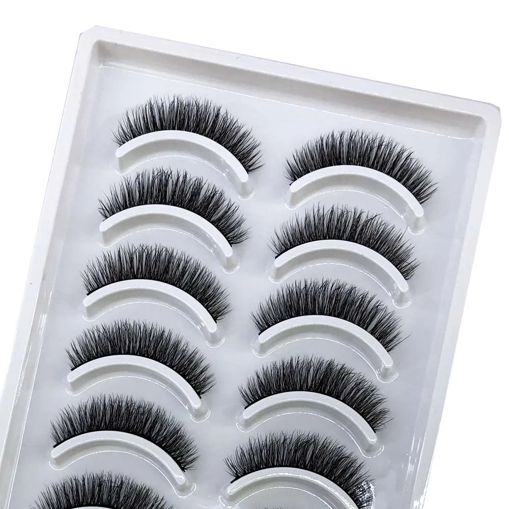 33 Style 10/50/100 Boxes 10Pairs Natural 3D Mink False Eyelashes Makeup Fake Eye Lashes Faux Cils Make Up Beauty Tools Wholesale