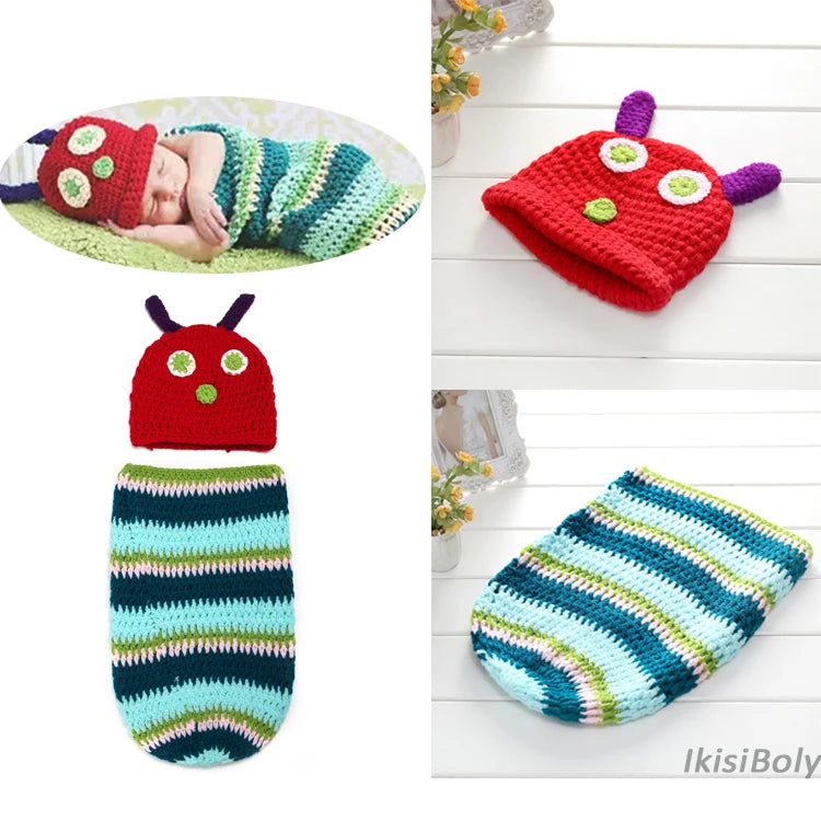 Handmade Crochet Costume Halloween Photoshoot for Baby Boy Photography Props Outfits Newborn Babies Gifts 0-6M Lion Pants Set
