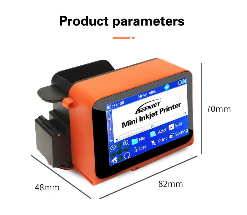 Mini Best Before Date Logo Code Printer Handheld Food Expiry Date Stamping Inkjet Machine QR Code Bottle Box