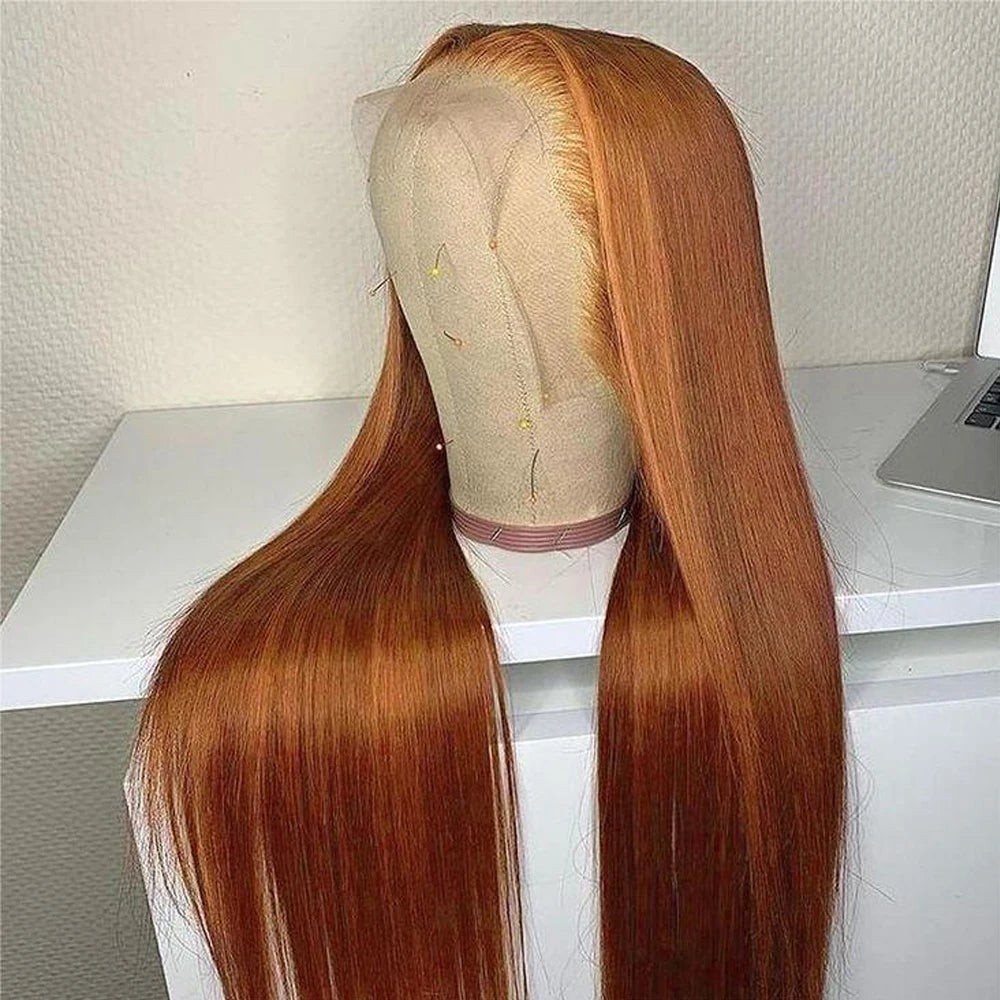 13x4 13x6 Honey Blonde Lace Front Wig for Women Long Straight Synthetic Lace Front Wigs Pre Plucked Natural Looking Glueless Wig