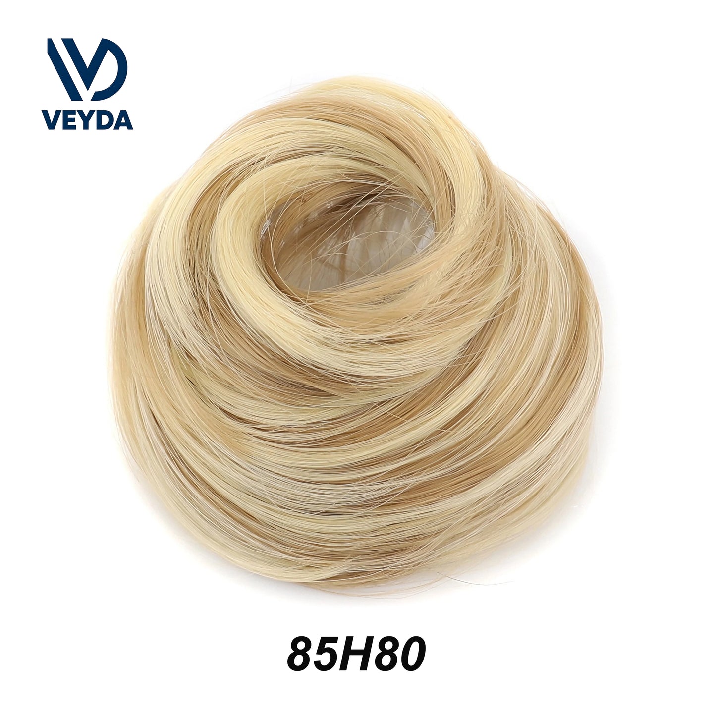 Women Fake Hair Elastic Band Bun Headband Easy to Shrink Puffy Hair Simulation Hairdressing Tool Bun Style Hairband by Mr.Magic