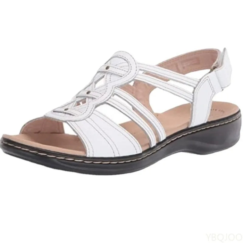 2025 new Women's Fashionable leisure Floral Sandals Wedges Outdoor Lightweight breathable Slippers Casual comfort Women'S flats