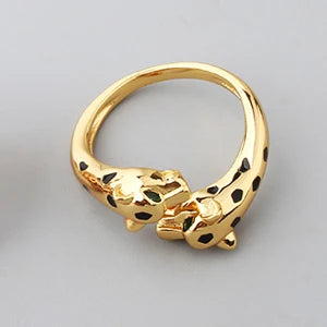 Luxury Fashion Cuff Bangle Charm Bracelet Brass Silver Color Czech Green Eyes Double Leopard Women Jewelry Gift New Arrivals