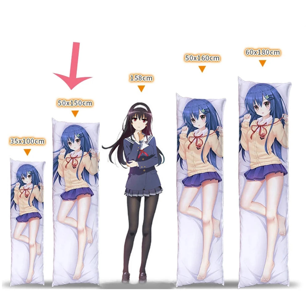 Anime Navia Caspar Hugging Body Dakimakura Cover Genshin Impact Navia Caspar Pillowcase Otaku Cushion Cover Sleeping Pillowcases