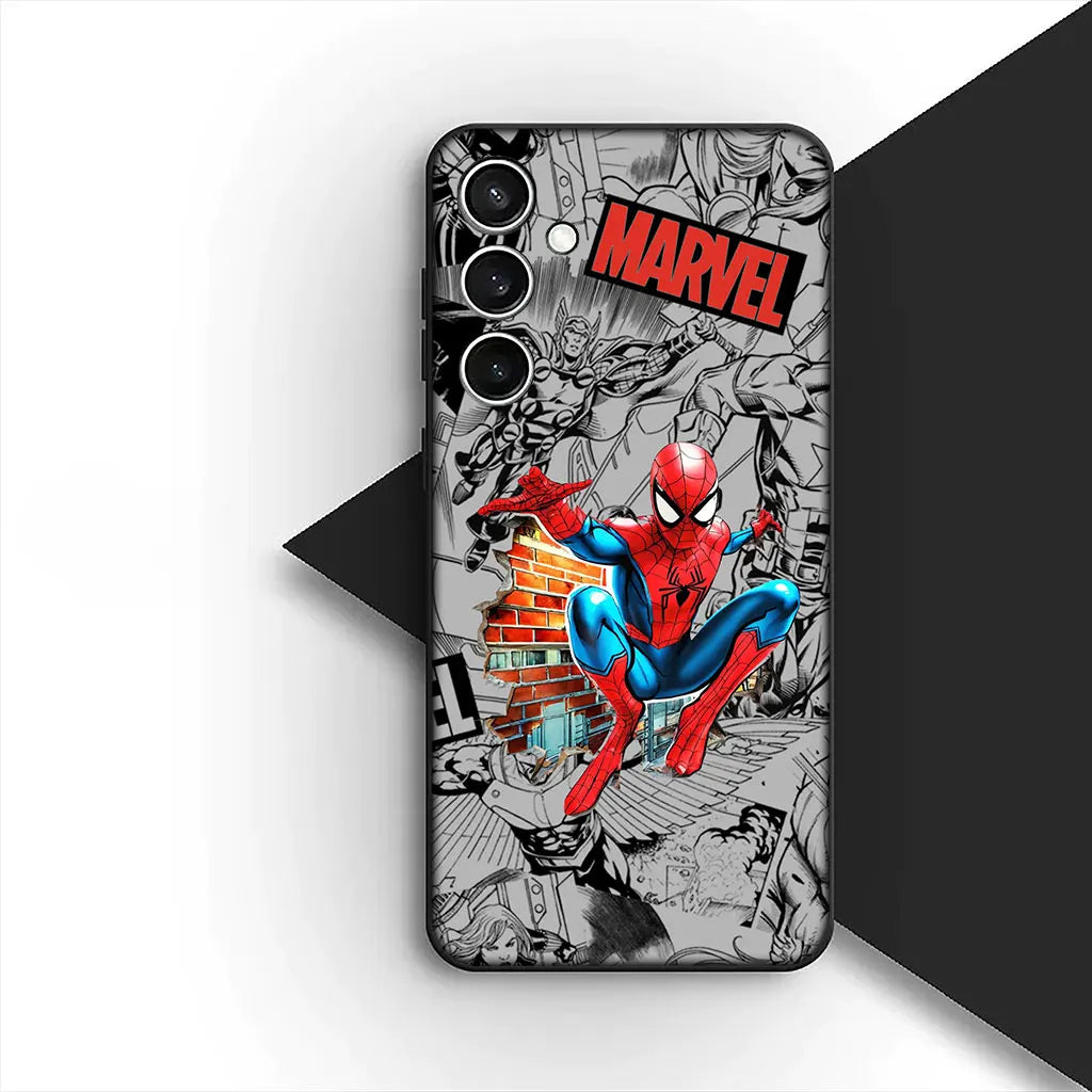 Cover Venom Spider Man Marvel Spiderman Phone Case for OPPO A18 A16 A80 A40 A17 A15 A38 A78 A79 A54 A57 A58 A60 4G 5G Casing