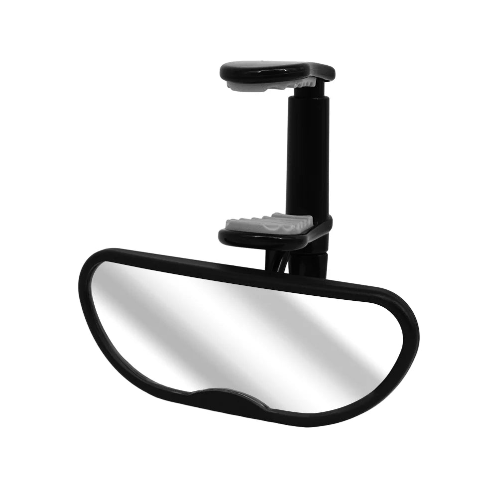 Clip-On Baby Car Mirror 360° Adjustable Rear View Mirror for Back Seat Non-Slip Clasp Fits Most Cars for Infant Safety