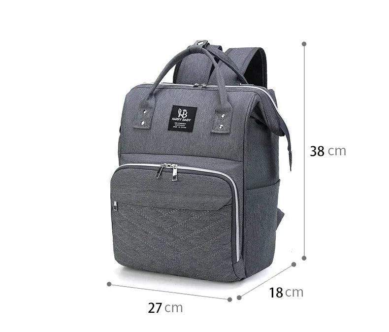Mother Large Capacity Nappy Backpacks with Changing Mat Convenient Baby Nursing Bags Mommy Diaper Bags Baby Stroller Hanging Bag