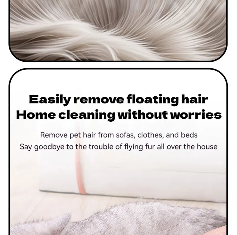 Portable Cat and Dog Hair Vacuum Electric Massage Clean Dual Purpose Cleaner Device  Cleaning Vacuum Cleaner Cat Grooming Tools