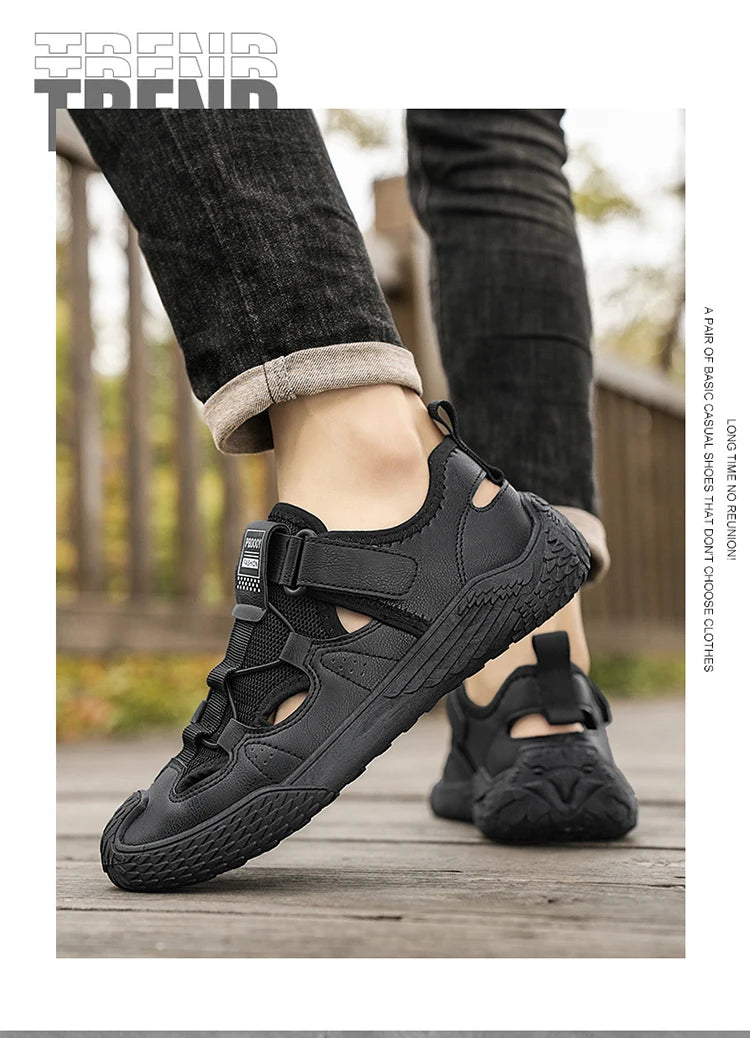 Summer Fashion Lightweight Lazy Shoes Breathable Casual Walking Sneakers New Men's Sandals Outdoor Comfortable Male Beach Shoes