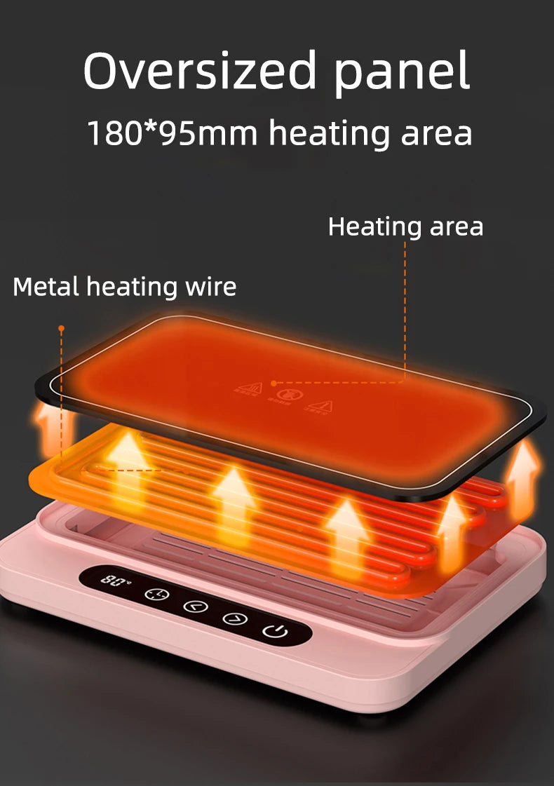 50W Mug Warmer Cup Heater Electric Hot Plate 9 Gear Temperature Warmer Coaster Heating Lunch Box Milk Coffee Home Office 220V