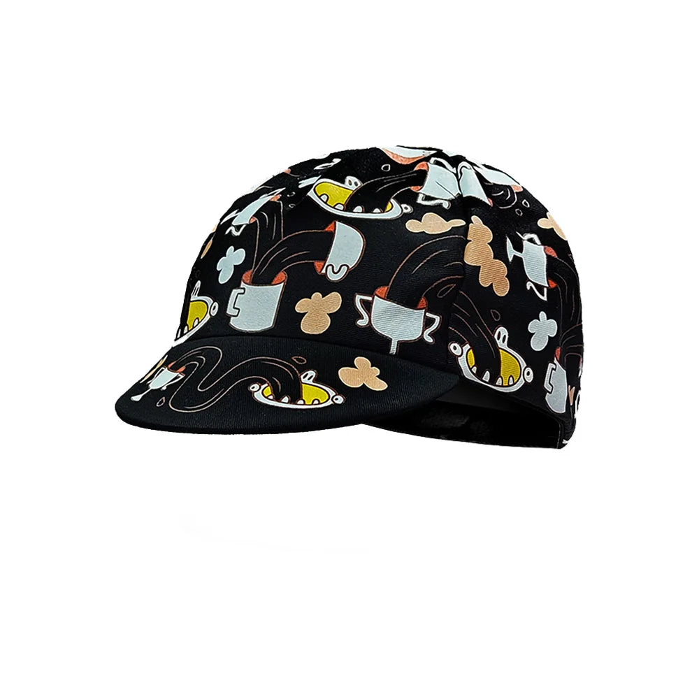 New Style Cycling Caps Summer Breathable Sports Bicycle Hats Quick Dry Polyester Black Blue Hats Classical