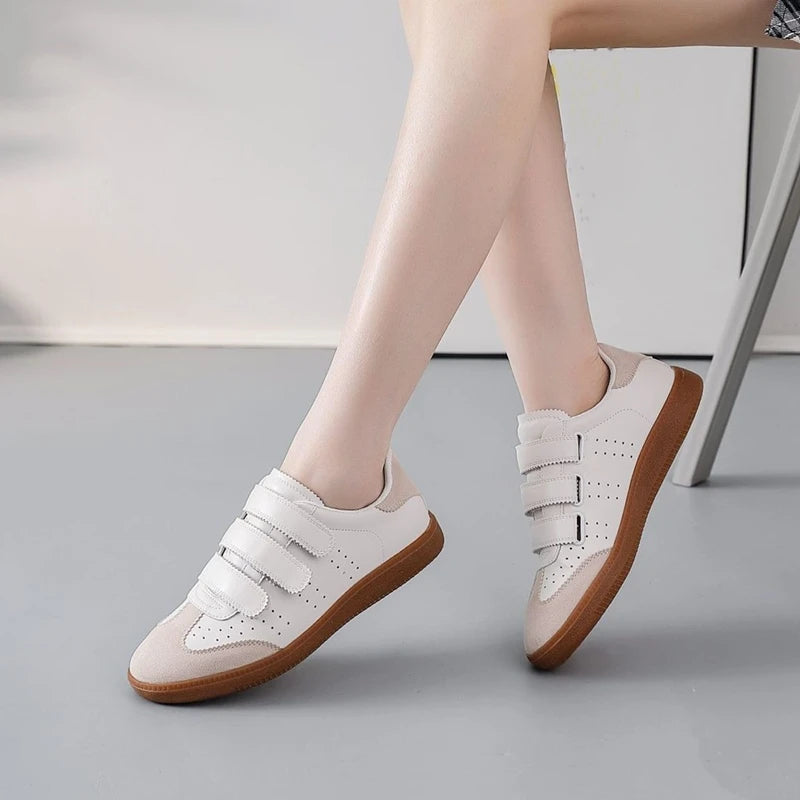 AIYUQI 2025 new women's sneakers shoes Non-slip flats Dexun women shoes Large-size Velcro casual shoes for students female shoes