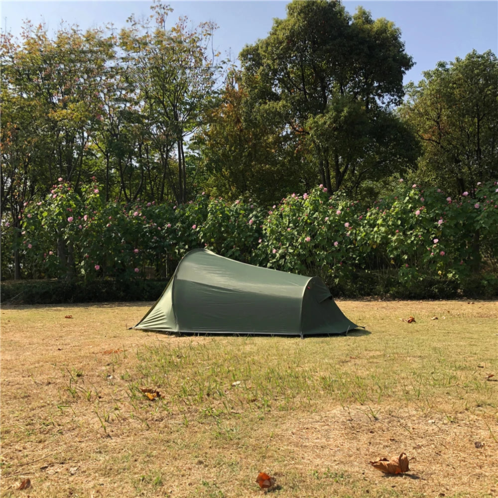 Camping Tent 2 Person Outdoor Tent For Camping Biking Hiking Muntaineering Beach Water Resistant 210D Oxford Material