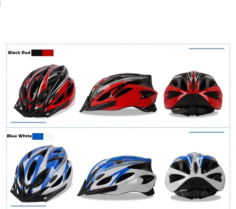 Cycling Safety Helmet Man Women Road Mountain Bike Helmet Outdoor Bicycle Skateboard Scooter Integrally-Molded Ultralight Helmet