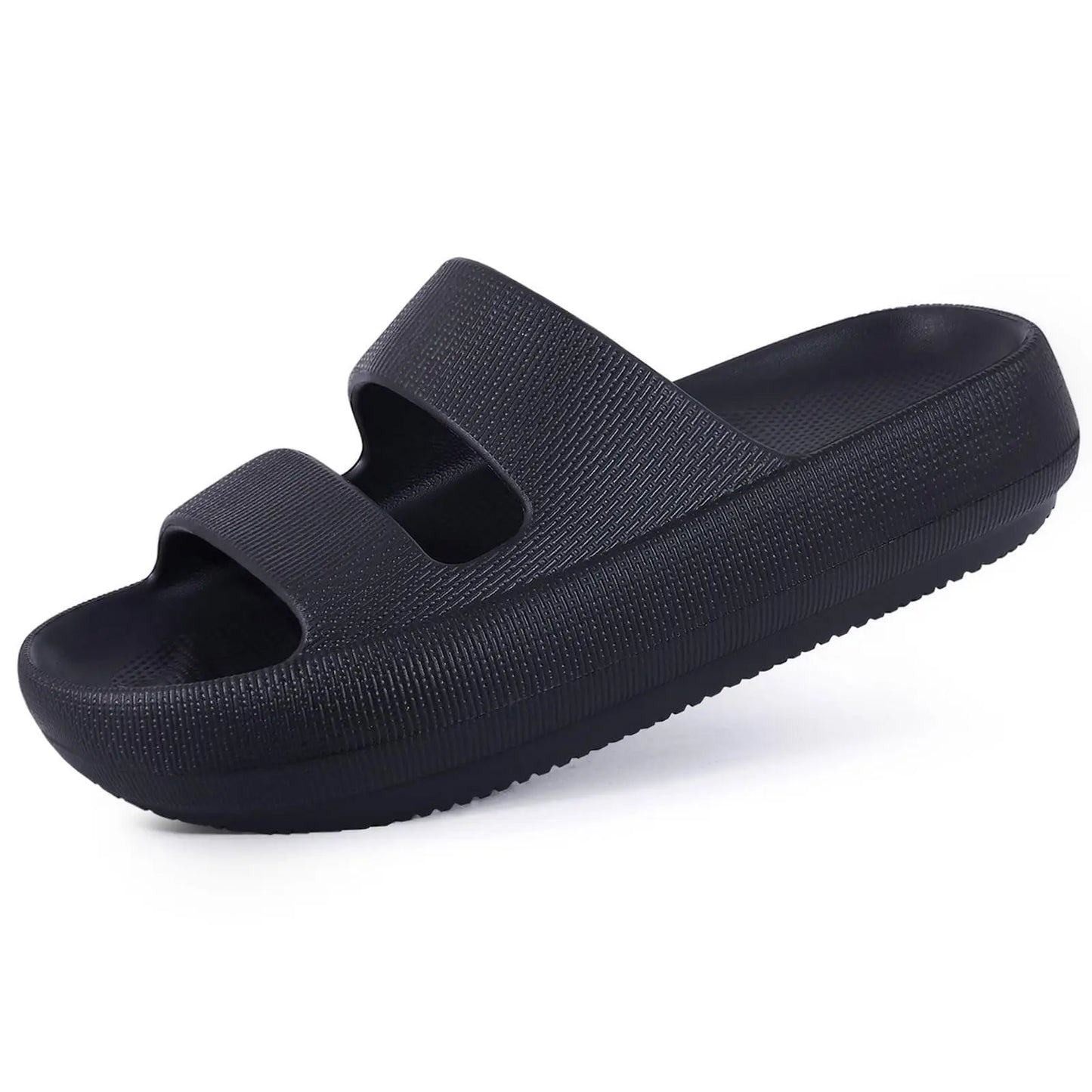Crestar Orthopedic Slide Sandals for Women Soft Recovery Slip on Sandals Lightweight Summer Cloud Slippers with Arch Support