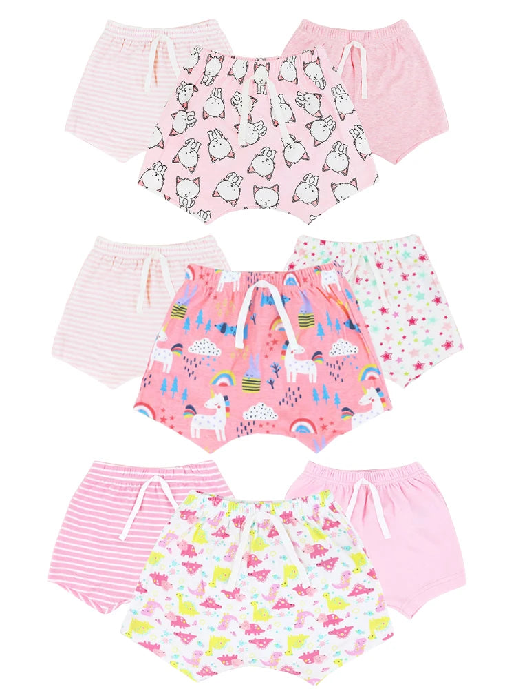 3pcs/set of random baby shorts, spring and autumn children's clothing shorts, pure cotton children's accessories