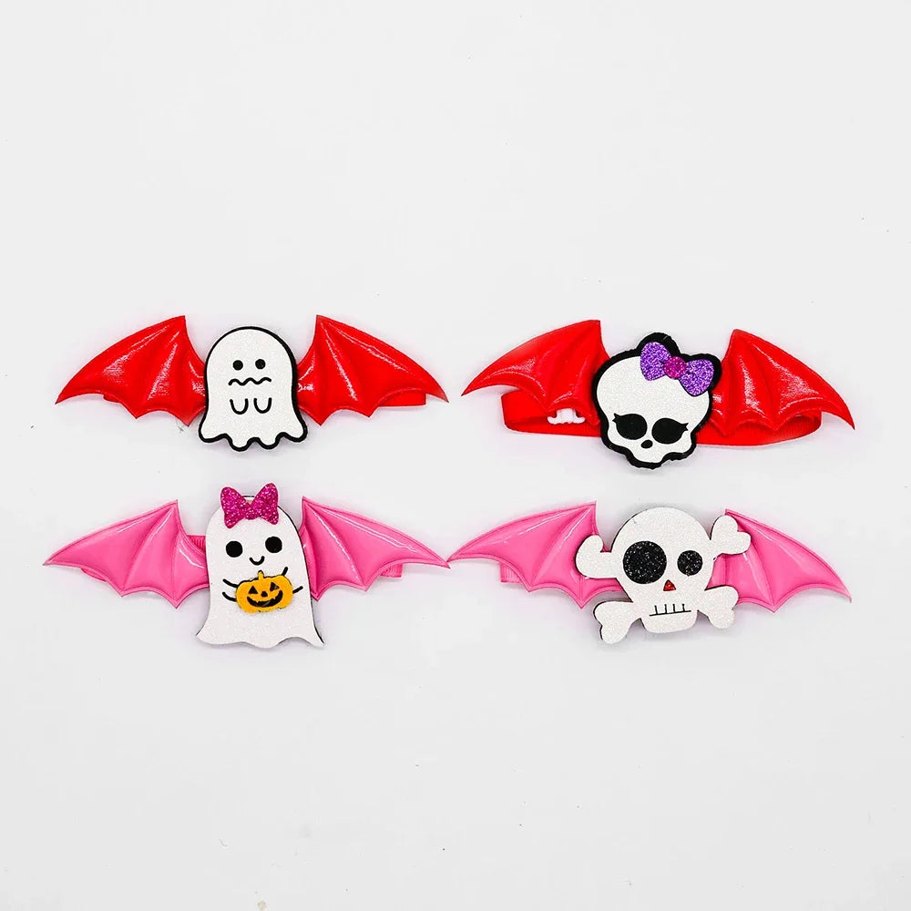 50/100pcs Halloween Dog Bowties Skull For Dogs Bow Tie  Samll Dog Cat Grooming Accessories Dogs Holiday Decoration Supplies