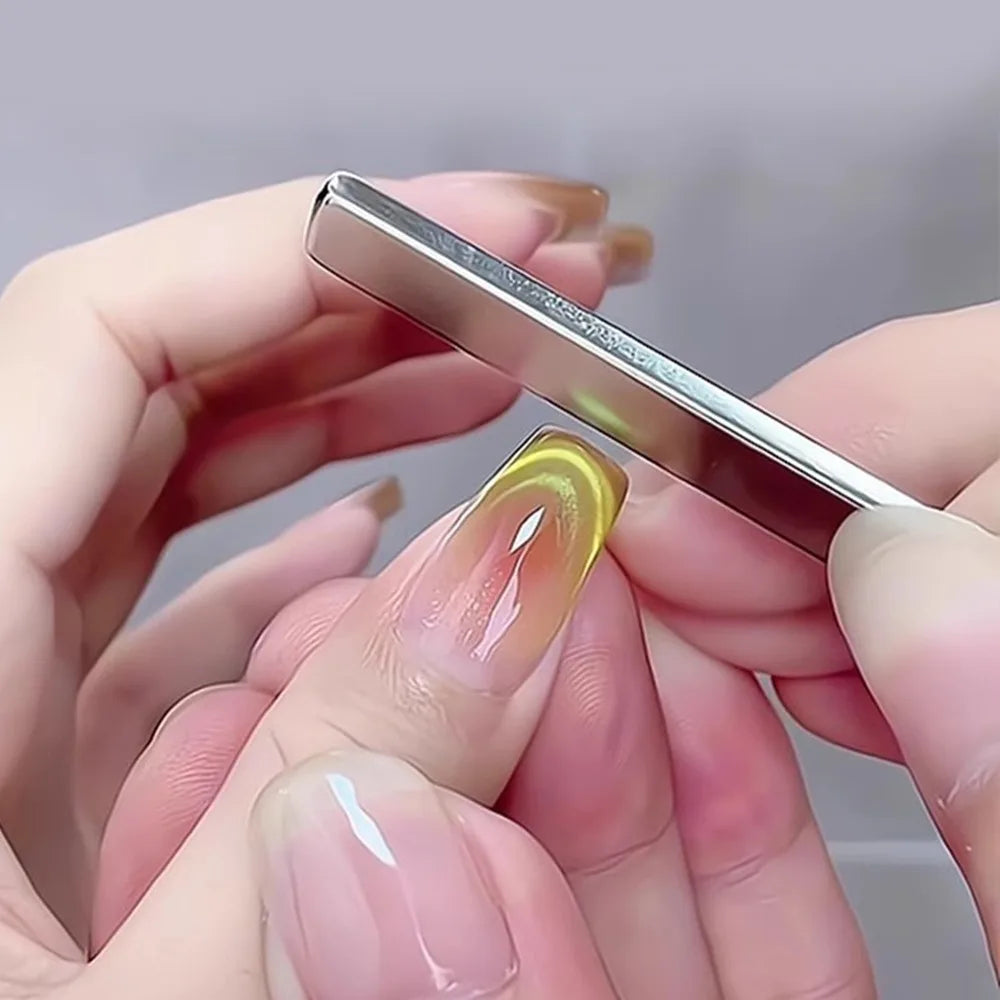 Salon Cat's Eye Gel Nail Polish 3D Dual Head Magnetic Stick for Painted Nails Art Design Nail Art Tools 60x10x3mm