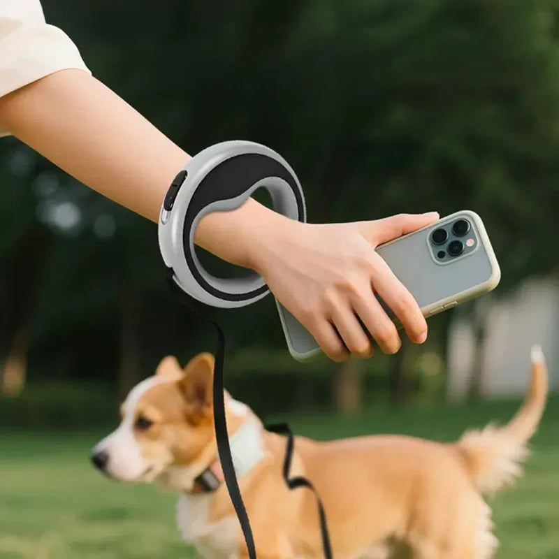 1 Piece 250cm/98.43in Automatic Retractable Dog Leash Outdoor Training Leash For Small Medium Dog Durable Puppy Lead Accessories