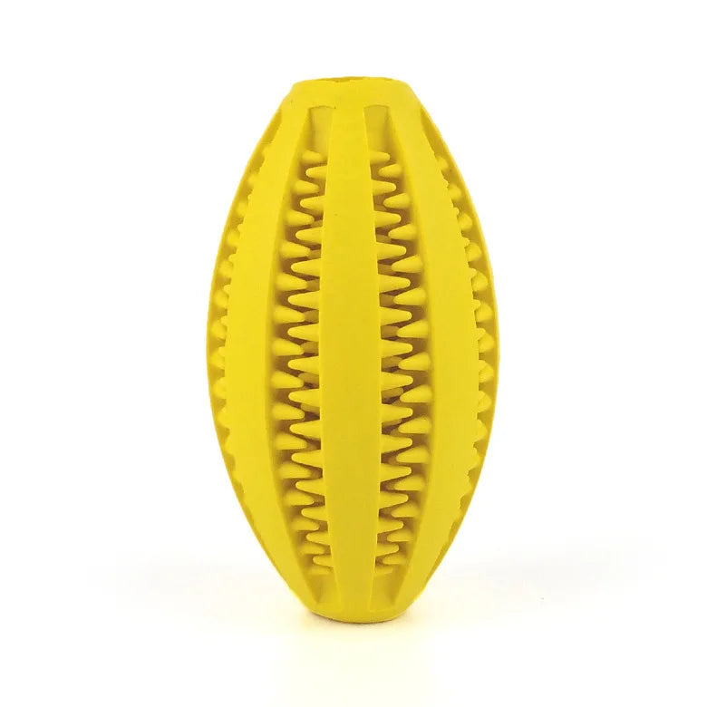 Pet Dog Chew Toys Teeth Cleaning Snack Ball Pet Dog Toy Ball Natural Rubber Super Tough Interactive Bouncy Pet Supplies