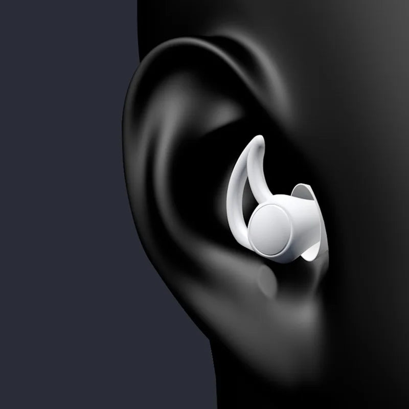 Silicone Noise Reduction Ear Plugs, Waterproof Earplugs for Swimming, Block Snoring & Noise, Quiet Sleep Helper for Students Dor