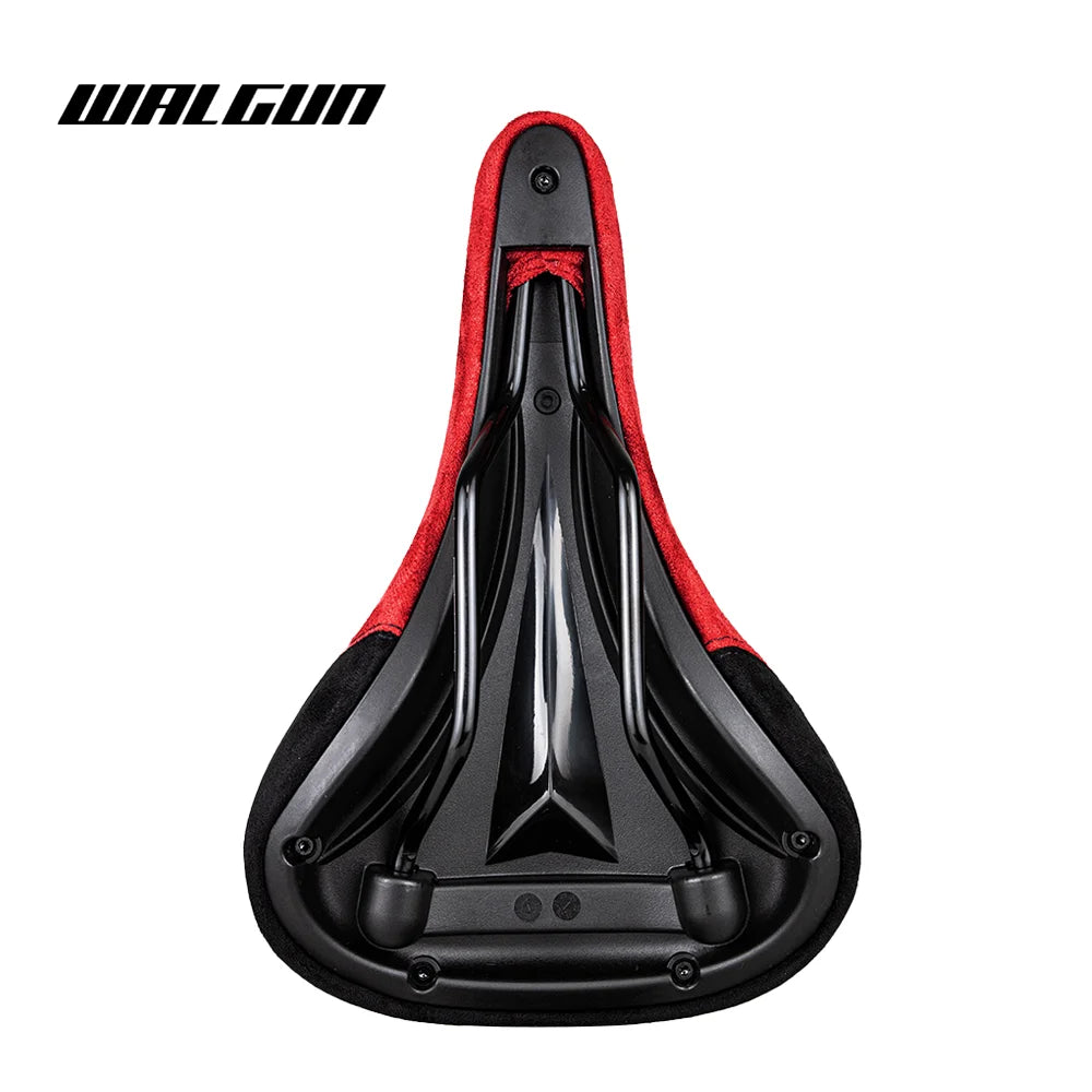 WALGUN BMX Bicycle Saddle Dirt Jump Cruiser Bike Seat with Embroidery Freestyle Racing Dowbhill Saddle MTB 265*170 Cycling Parts