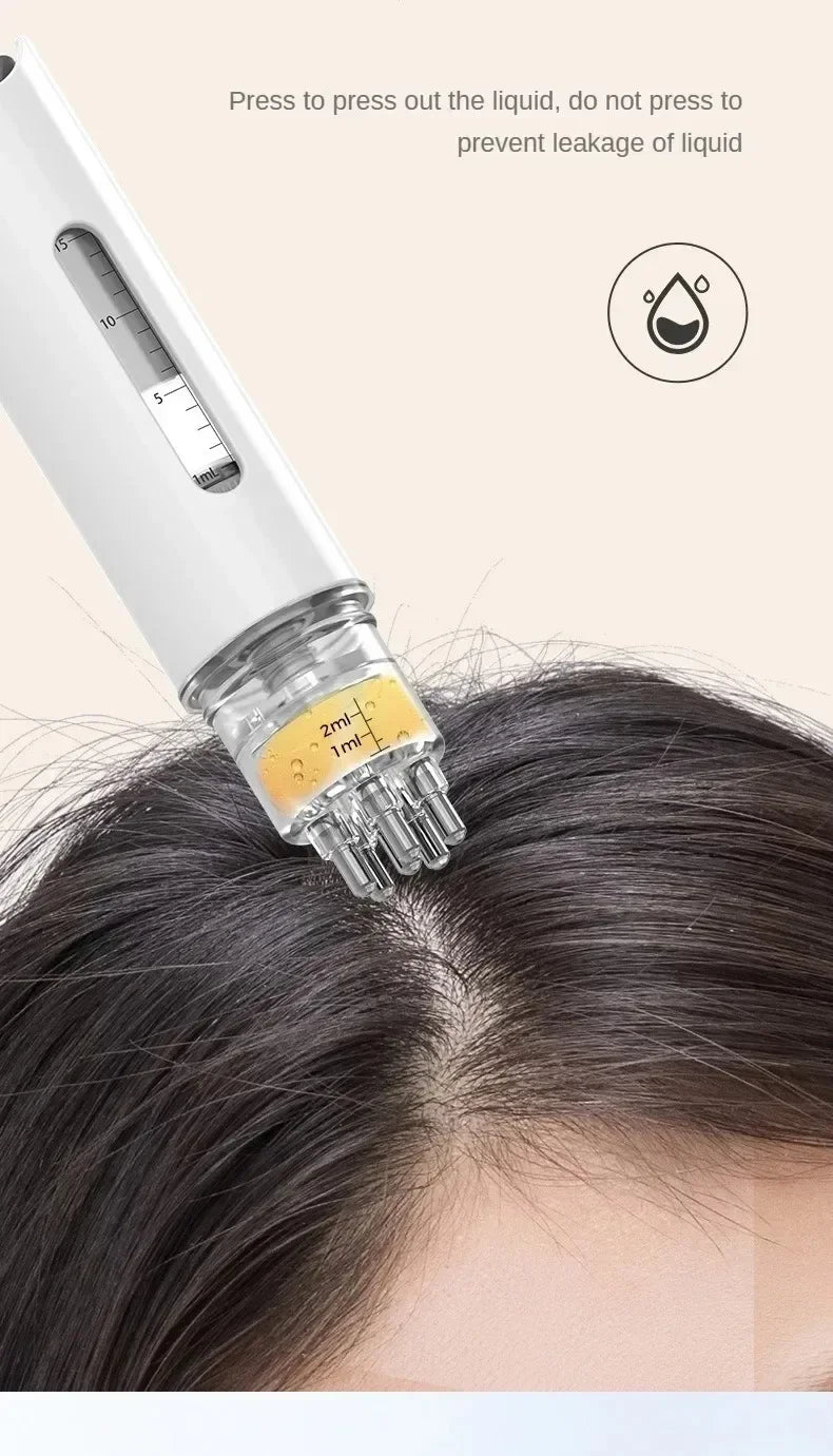 Portable Scalp Medicine Applicator Oil Liquid Guiding Massager Anti Hair Loss Scalp Scalp Applicator Liquid Comb Anti Hair Loss