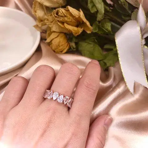 Rings Sales Trend Luxury Brand High Quality Jewelry Original Shiny Christmas Birthday Cocktail Party Engagement Gift for Women