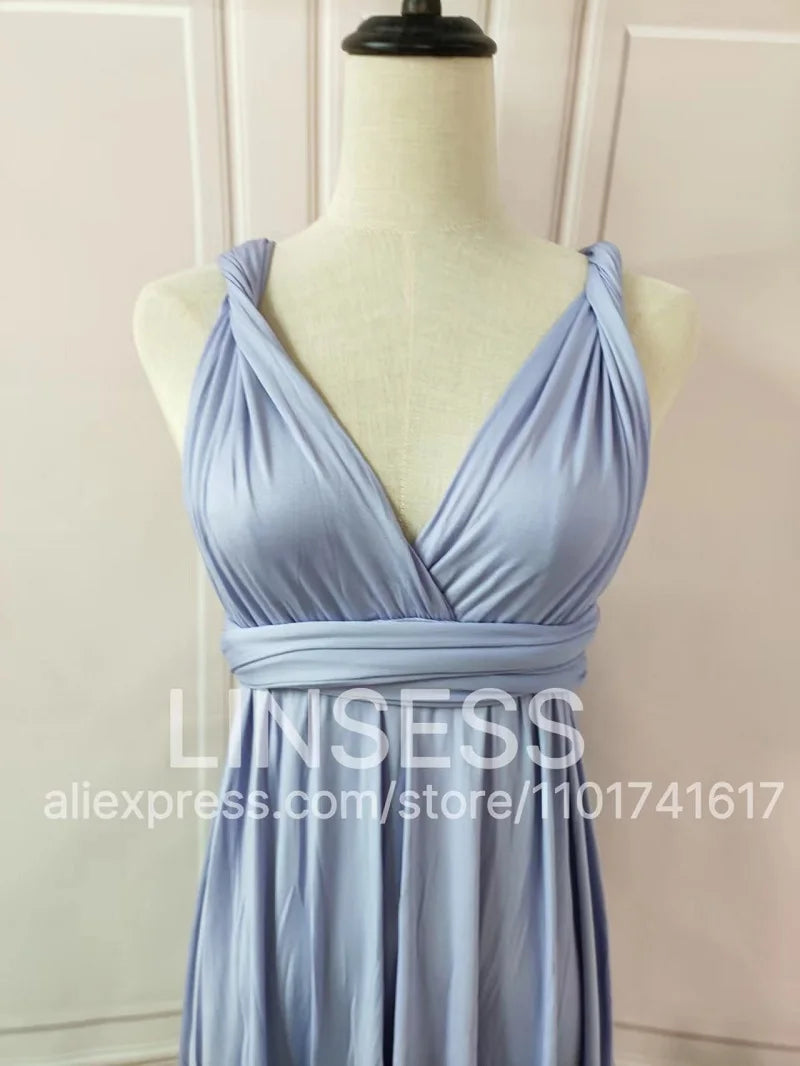 Multiway Maxi Dress Bridesmaid Dress Infinity Cocktail Dress Floor Length Bridesmaid Dress Maxi Dress for Bridesmaid Gifts