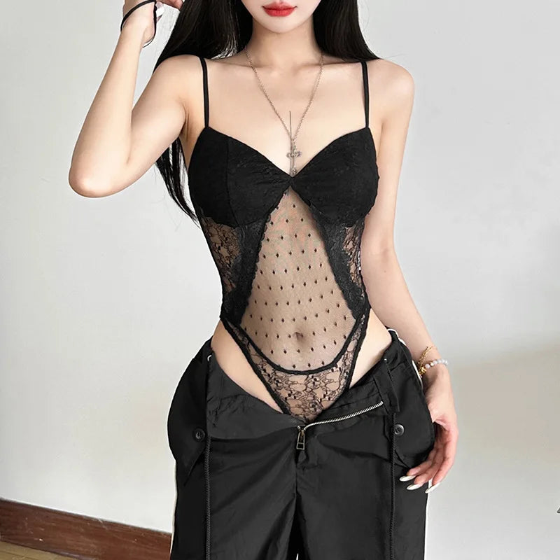 Spring New Arrival Women's Slim Fit Street Fashion V-Neck Strapless Romper Pure Color European Style Spring Summer Outfit