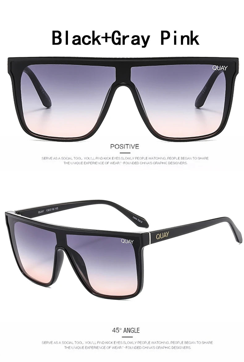 Brand Fashion Sunglasses Women Men Design Square Quay Sun Glasses for Women Retro Nightfall Female Shades Gafas Oculos UV400