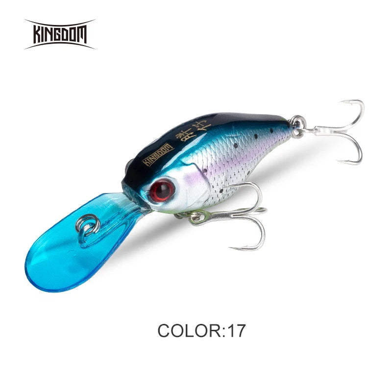 Kingdom Crankbaits Fishing Lures  5g 37mm Slow Sinking Minnow Swing Small Cranks Artifical Baits Hard Wobblers For Bass Trout