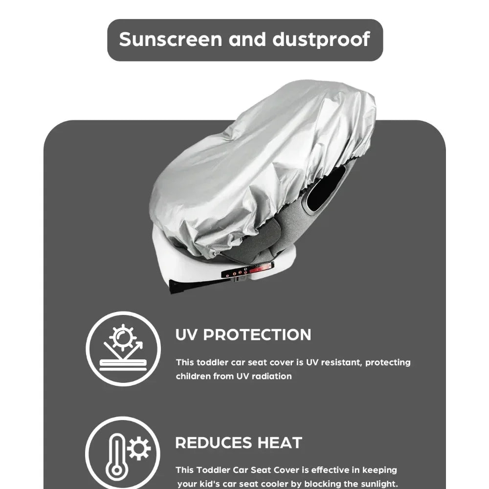 Baby Car Seat Sun Shade Cover Universal Car Seat Dust Cover Heat Insulation UV Protect Durable Eco Friendly Material Block New