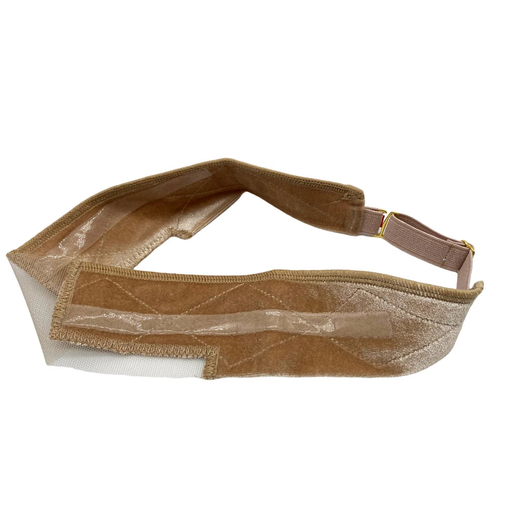 New Double-Sided Silicone Velvet Metal Buckle Anti-Slip Headband To Hold Wigs Wig Fixing Band Headband Adjustable Accessories