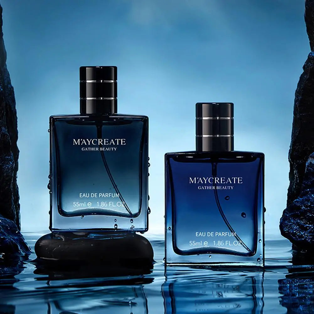 55ml Men's Cologne Perfume Spray Gu Long, Woody Long-lasting Fresh Charm Light Fragrance Floral Fragrance