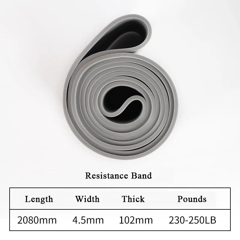 Heavy Duty Resistance Band Latex Elastic Belt Pull up Assist for Pilates Workout Fitness Home Gym Shape Body Exercise