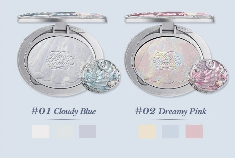 Flower Knows Strawberry Cupid Collection Makeup Set Pressed Powder Solid Perfume Makeup Kit for Women Full Kit Teenagers Make up