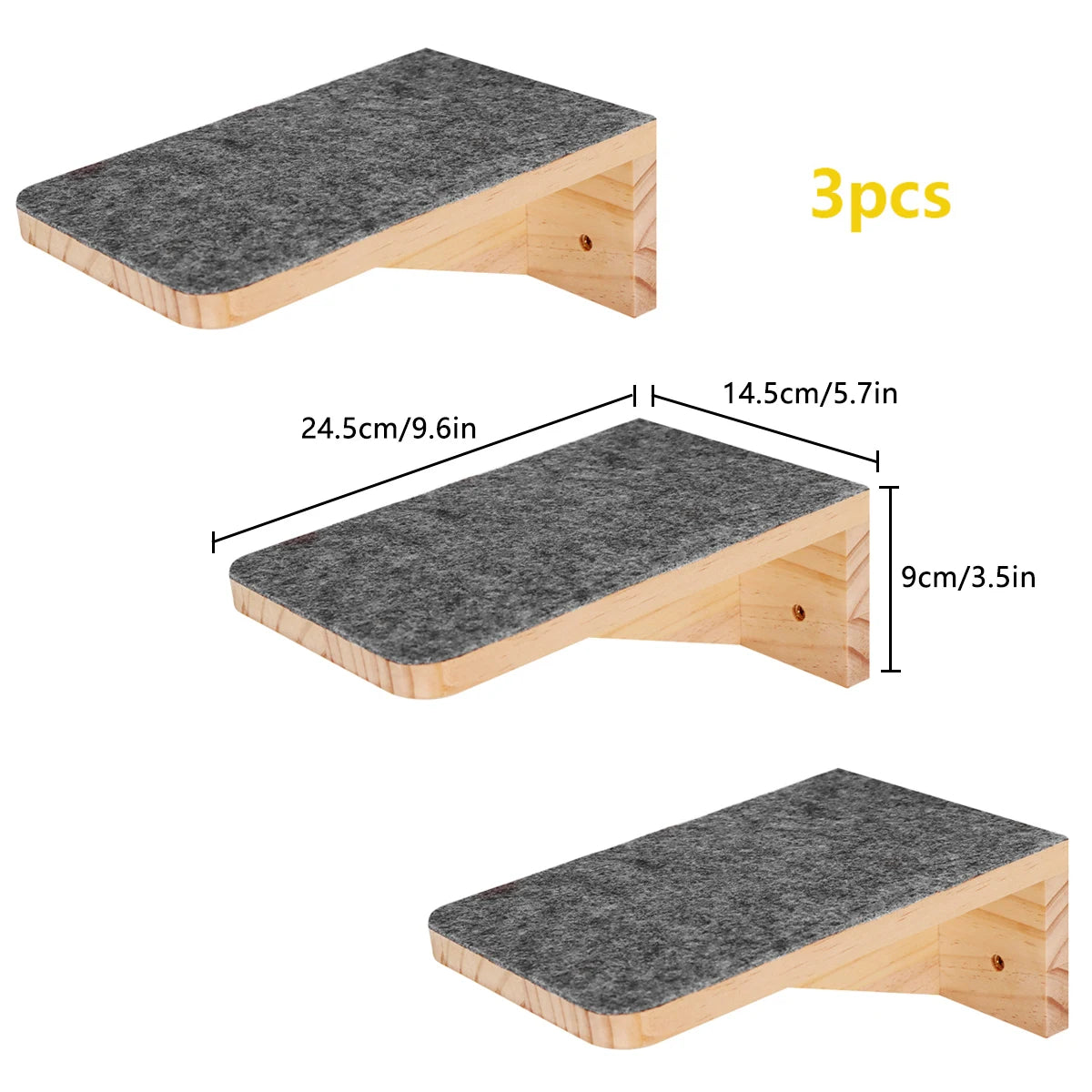 Cat Climbing Shelves Wall Mounted Cat Tree Tower Scratching Posts Hammock Hiding House Perches Ladder Cats Gym Pet Supplies Toy