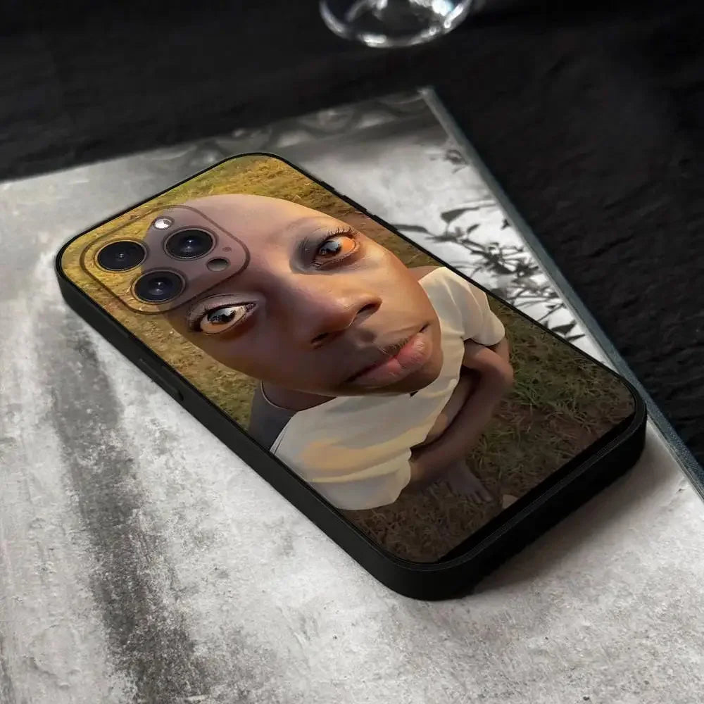 Funny Ugly Man Soft Phone Case For iPhone 17 16 15 14 13 12 11 Pro Max Plus Mini SE Air 16e Silicone Cover Shell Fundas Skin