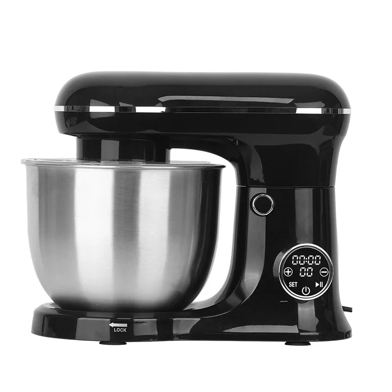 Stand Mixer for Home Baking, 5.5L Large Capacity Electric Dough Kneader & Egg Beater, Food Blender Machine with Mixing Attachmen