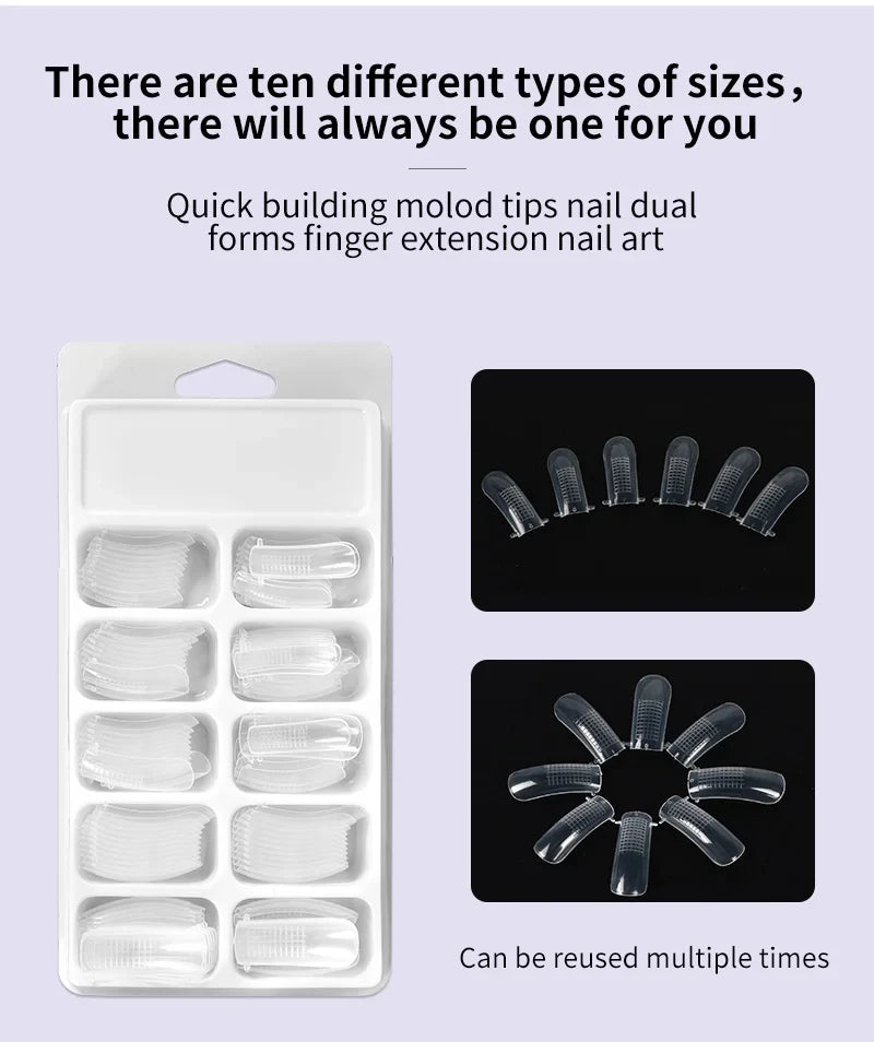 Gel Nail Polish Set With UV Nail Lamp Poly Extension Nail Gel Kit Semi Permanent Gel Varnish Set Professional Nail Art Tools Kit