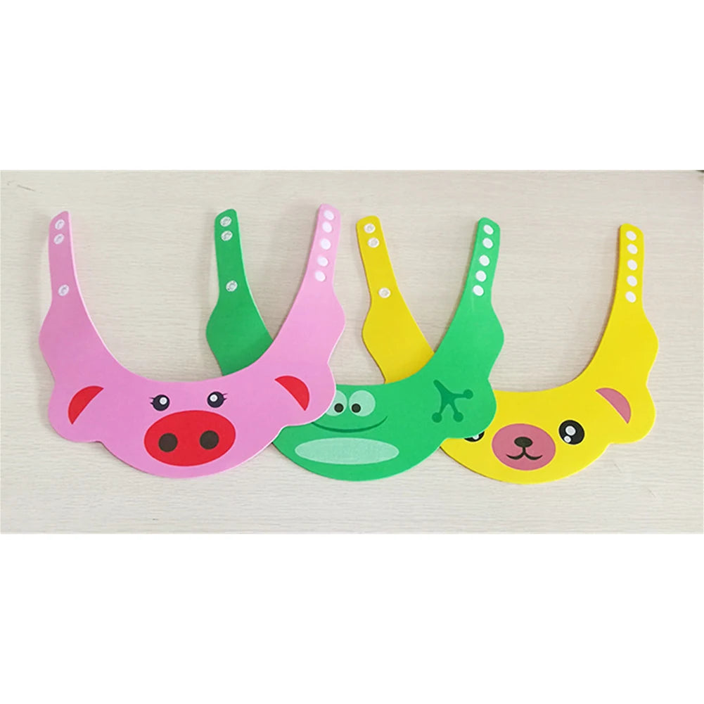 Baby Shampoo Cap Adjustable Kids Infant Ear Protection Shampoo Cap Cute Bathing Visor Wash Hair Hat Children's Protect Eyes Hair