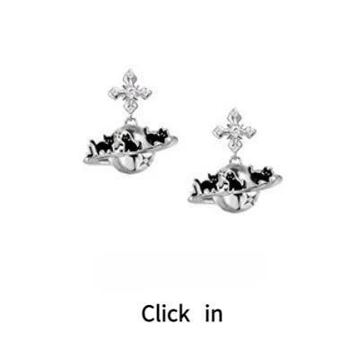 MASW Original Design Luxury Temperament Planet Cats Earrings For Women Party Gifts Fashion Jewelry Accessories Hot Selling