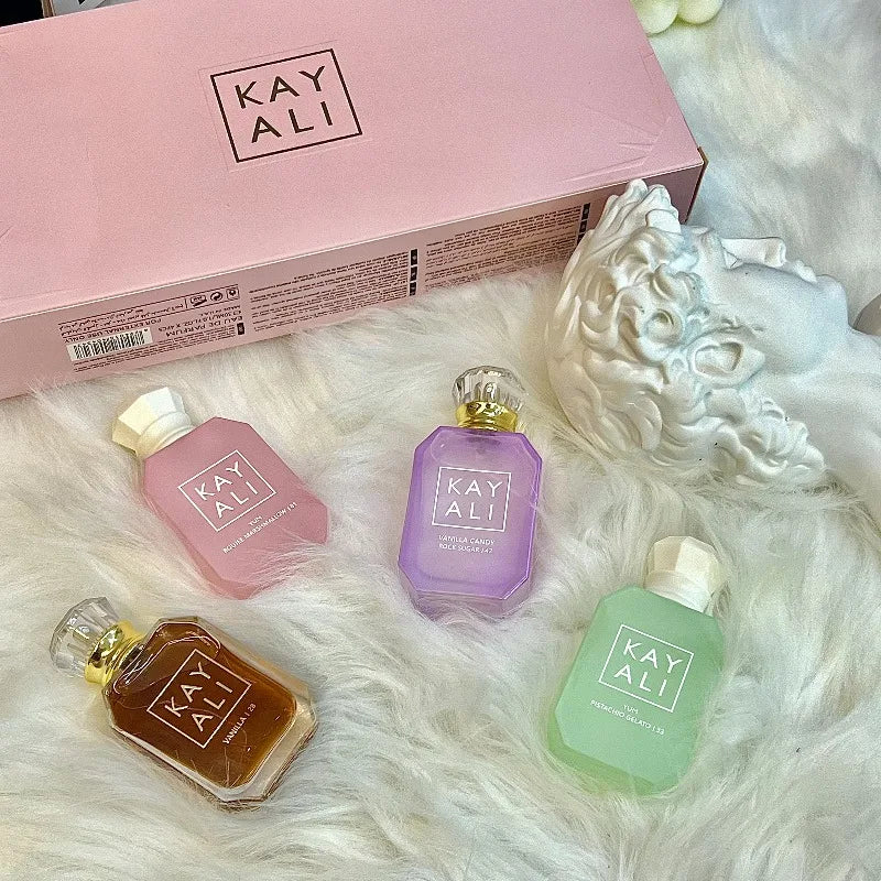 KAYALI Arabic Perfume Set 4x30ml Long Lasting Unisex Mini Fragrance Collection Sweet Vanilla Oriental Luxury Portable Travel