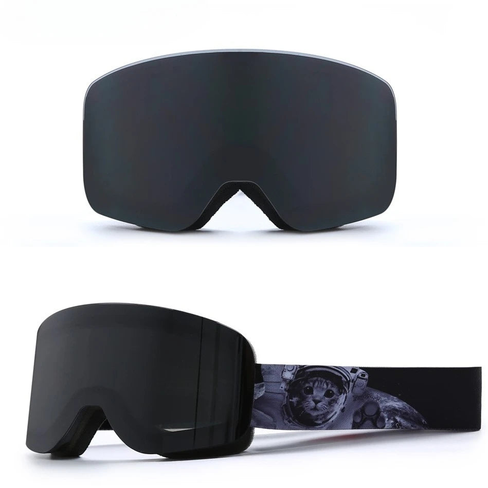 Double Layer UV400 Ski Goggles Anti-Fog Anti-UV UV400 REVO TPU Glasses Eyewear for Adult Skiing Outdoor Sports Snowboard Winter