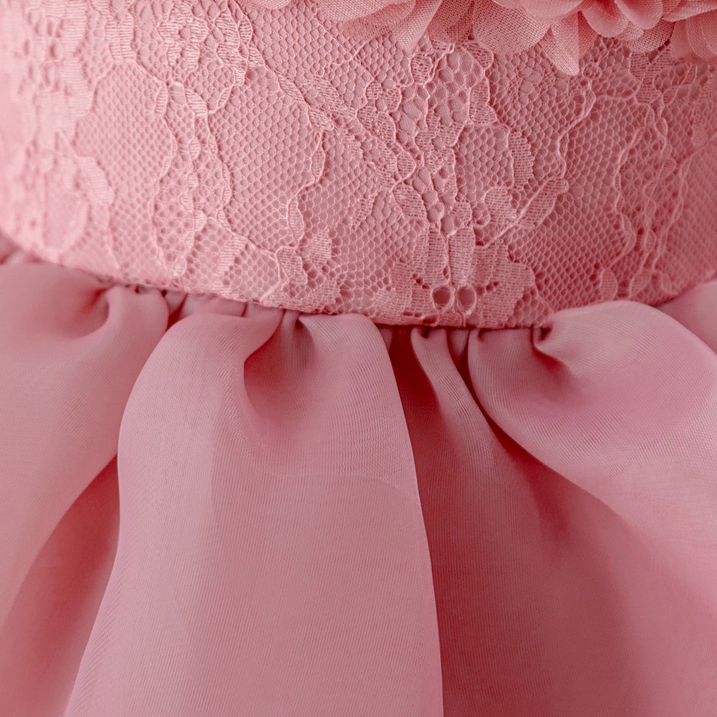 Elegant Flower Bridesmaids Party Baby Girls Dress Toddler 1st Birthday Wedding Princess Dress for Girl Bow Christening Prom Gown