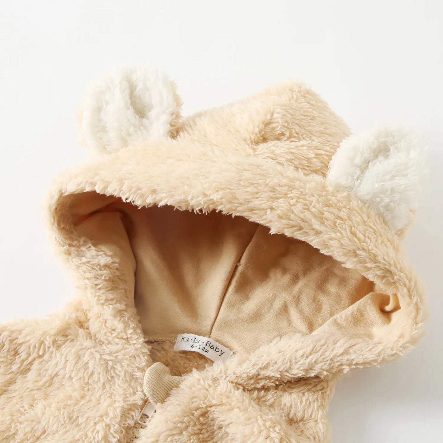 Sanlutoz Winter Fleece Thickened Zipper Toddler Long Sleeve Jumpsuits Clothing Warm Baby Rompers Cute Animal Hooded