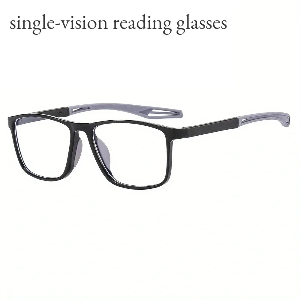 Reading Glasses Men Women Anti Blue Light Sports Eyewear Fashionable Presbyopia lenses Eyeglasses +4.0 to +1.0 Diopters